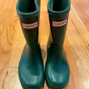 Hunter Toddler Rain Boots, size 9